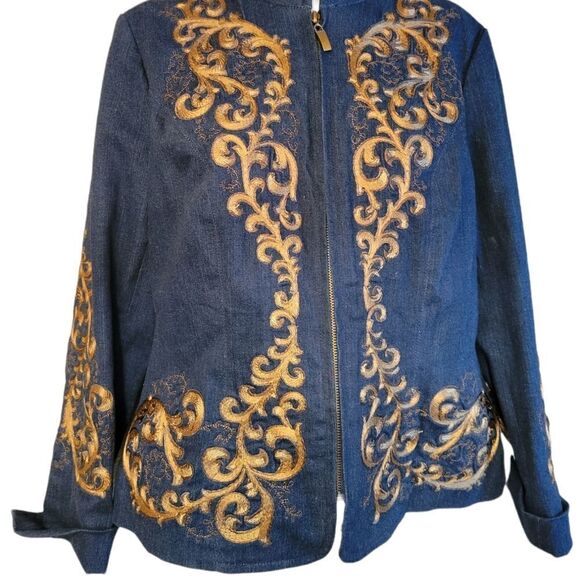 Vintage Denim Jacket Spirit by Coldwater Creek - Picture 4 of 5